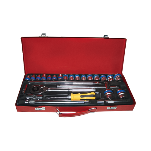 مجموعة مقبس تأثير 25pcs (1/2 